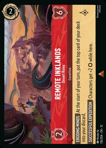 Set12-135 | Remote Inklands – Desert Ruins | Rare | Foil