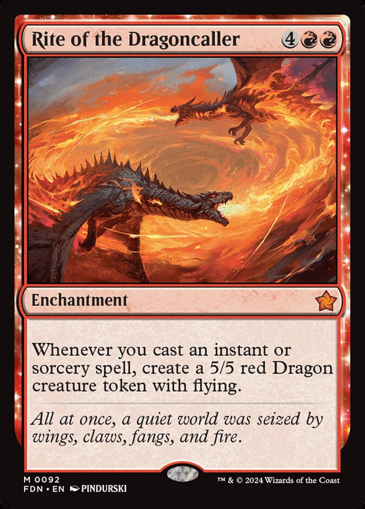 FDN-092 Rite of the Dragoncaller | Mythic (EN)