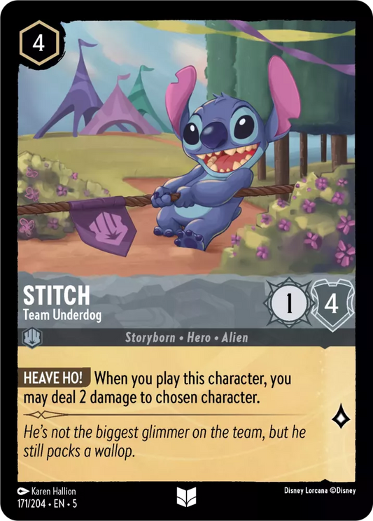 Set 5-171 | Stitch - Team Underdog | Uncommon