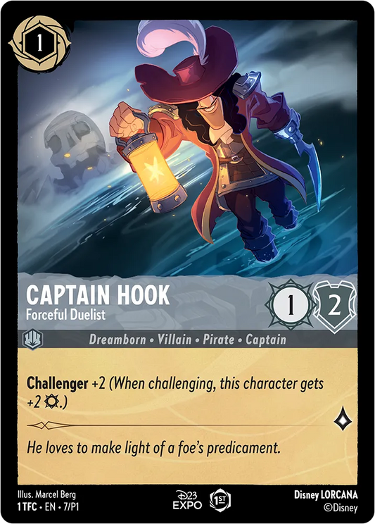 Set 1-174 | Captain Hook - Forceful Duelist |  Common