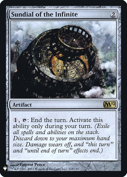 M12-0218 | Sundial of the Infinite | EN  | - | Foil