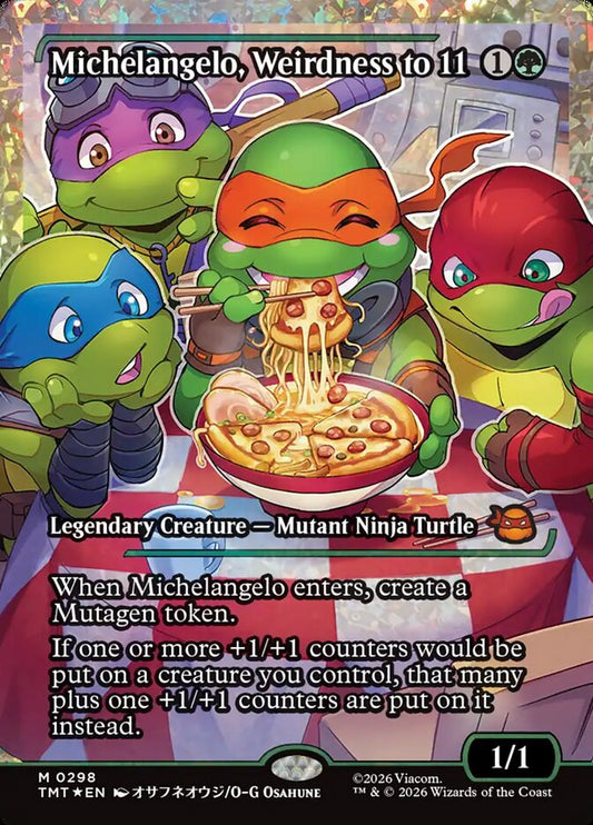 TMT-298 Michelangelo, Weirdness to 11 | Rare (EN)