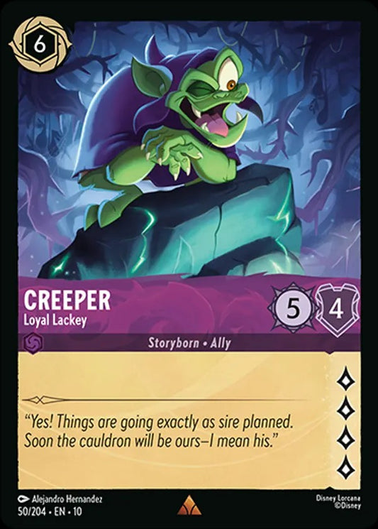 Set 10-050 | Creeper - Loyal Lackey | Rare