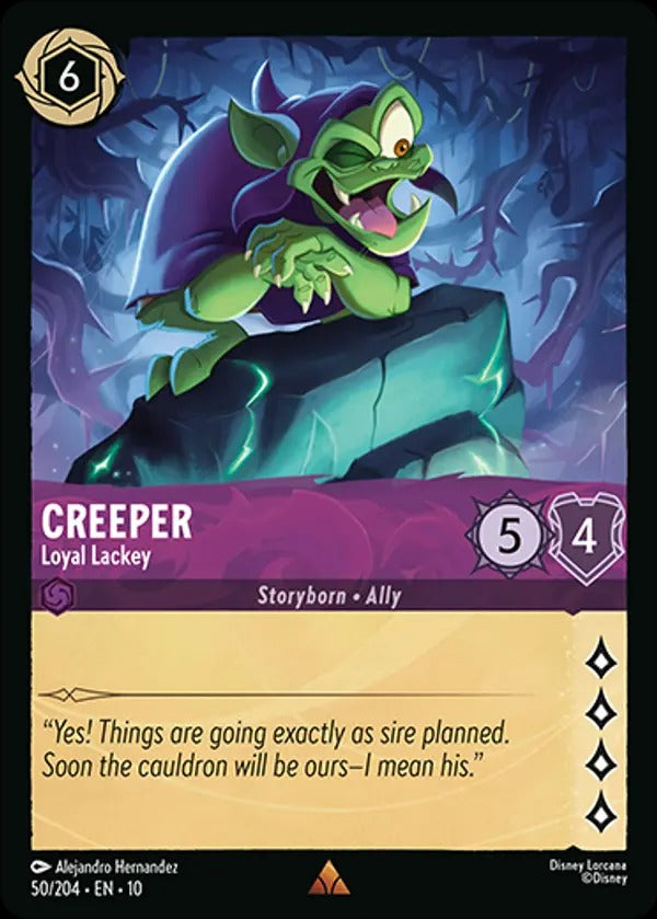 Set 10-050 | Creeper - Loyal Lackey | Rare