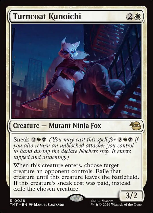 TMT-0026 | Turncoat Kunoichi | EN  | - | Foil