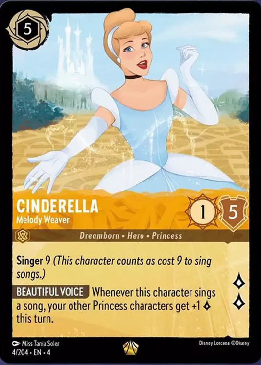 Set 4-004 | Cinderella - Melody Weaver | Legendary