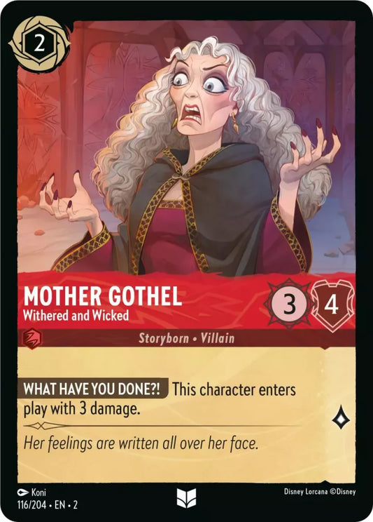 Set 2-116 | Mother Gothel - Withered and Wicked | Uncommon