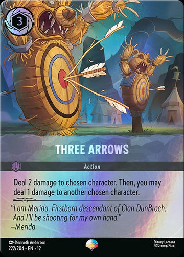 Set12-222 | Three Arrows | Uncommon | Foil