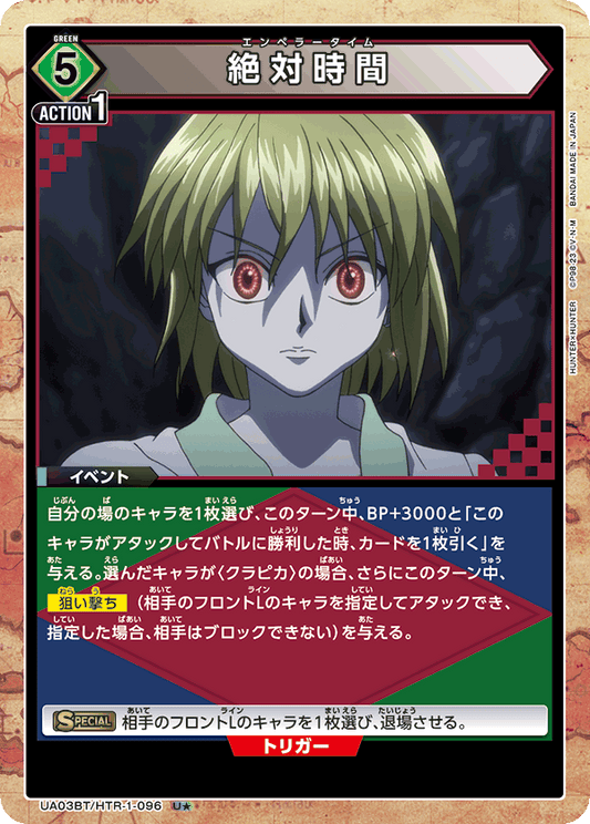UA03BT/HTR-1-096  | 絶対時間 | U★