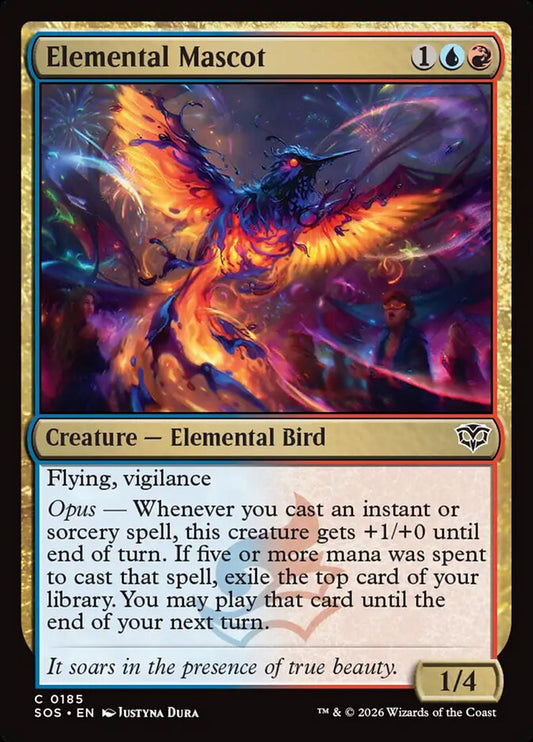SOS-185 Elemental Mascot -EN- C (Foil)