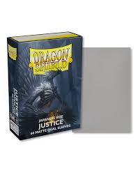 Dragon Shield - 60 Matte Dual Sleeves - Justice - Japanese Size