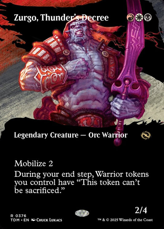 TDM-0376 | Zurgo, Thunder's Decree | EN  | - | foil