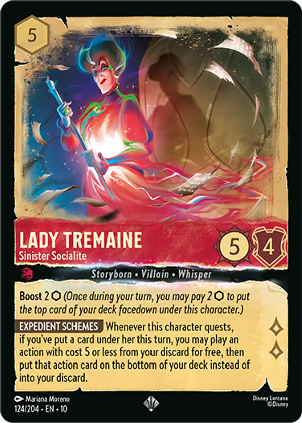 Set 10-124 | Lady Tremaine - Sinister Socialite | Super Rare