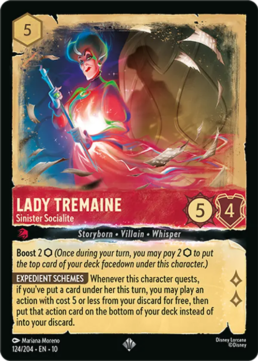 Set 10-124 | Lady Tremaine - Sinister Socialite | Super Rare