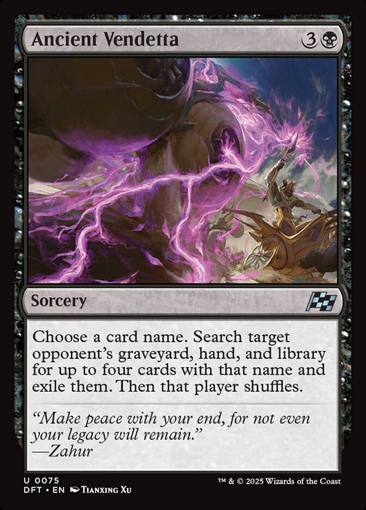 DFT-0075 | Ancient Vendetta | EN  | - | Foil
