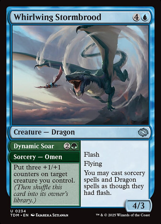 TDM-0234 | Whirlwing Stormbrood // Dynamic Soar | EN  | - | Foil