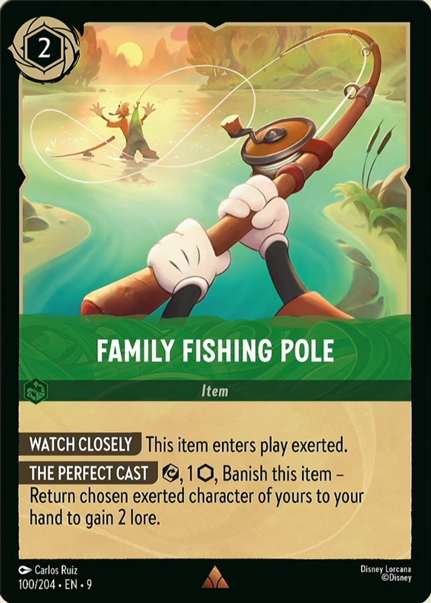Set 9-100 | Family Fishing Pole | Rare