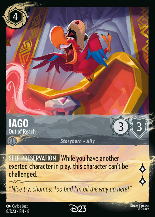 Set 8-195 | Iago - Out of Reach | Rare