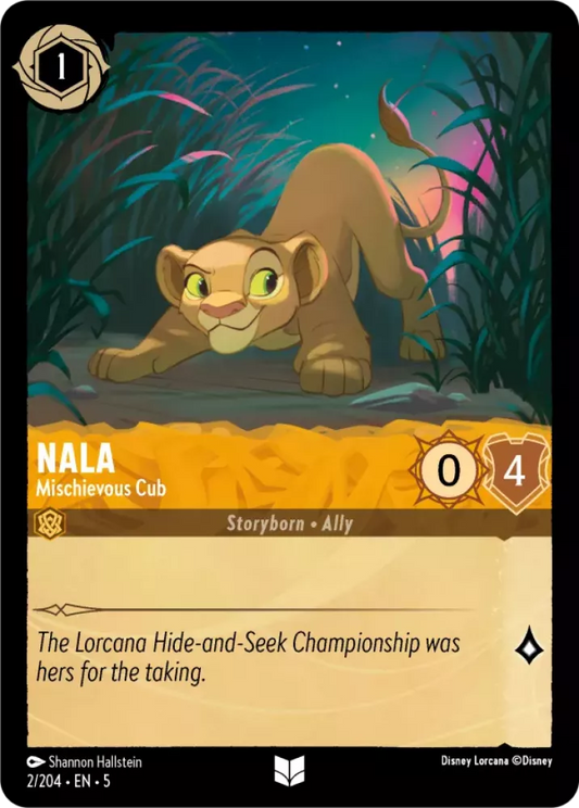 Set 5-002 | Nala - Mischievous Cub | Uncommon
