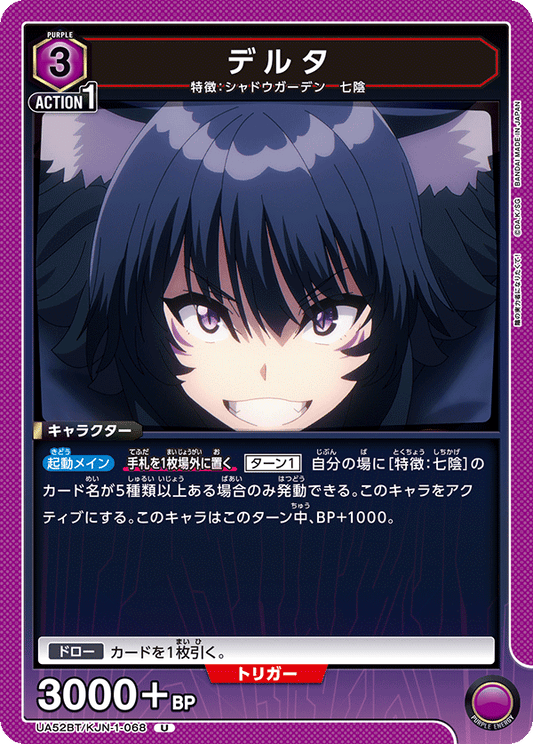 UA52BT/KJN-1-068 | デルタ| U