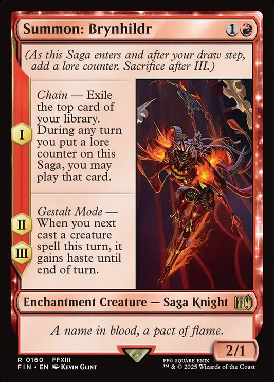 FIN-0160 | Summon: Brynhildr | EN  | - | Foil