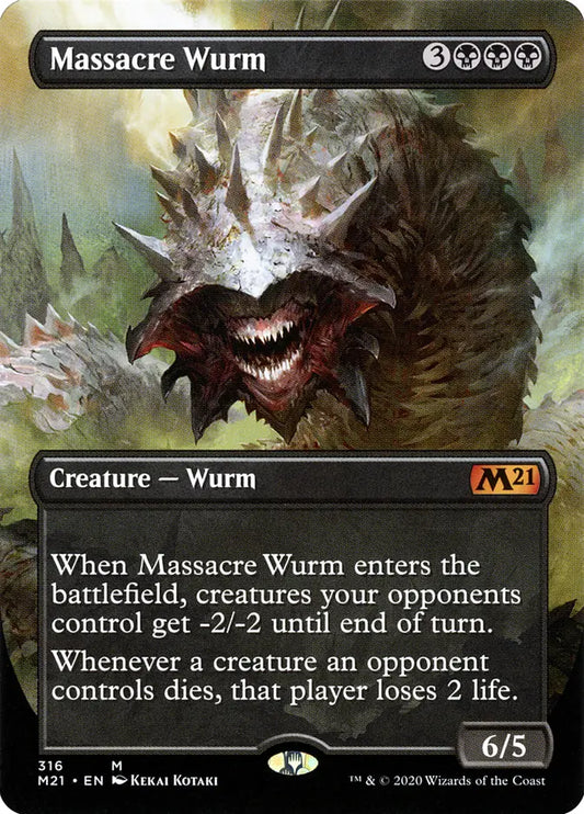 FDN-316 Massacre Wurm (Borderless) | Mythic (EN)