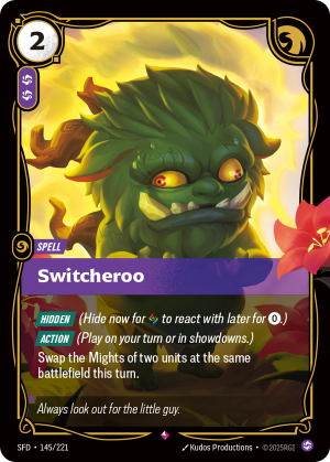 SFD-145/221 | Switcheroo | Rare
