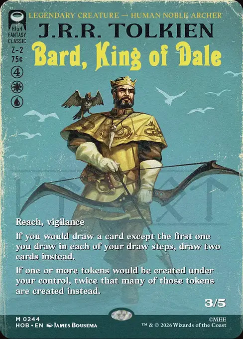HOB-244 Bard, King of Dale (Borderless) | Mythic (EN)