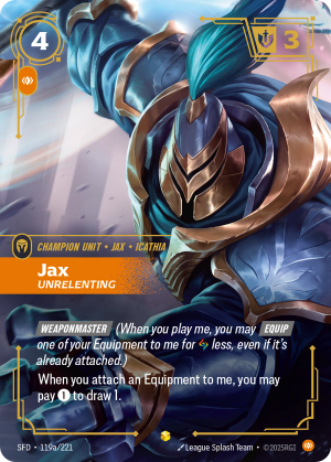 SFD-119a/221 | Jax, Unrelenting | epic