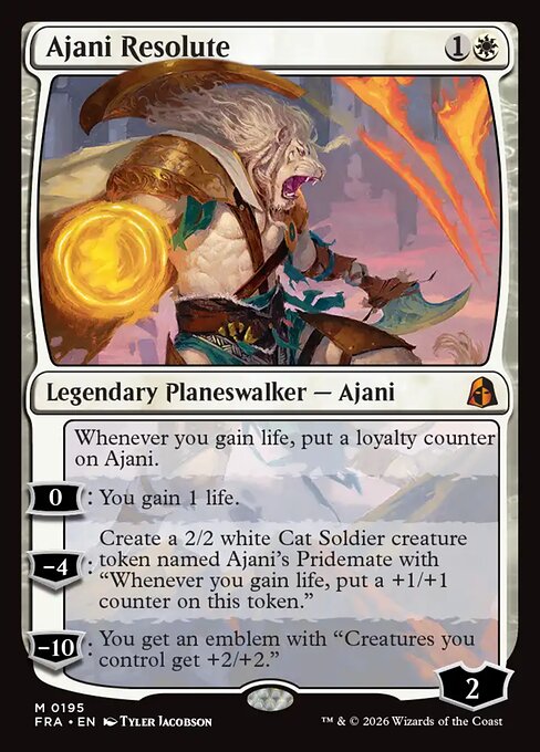 FRA-195 Ajani Resolute | Mythic (EN)