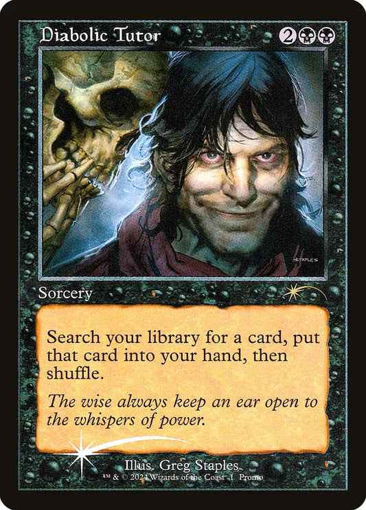 PW24-13 Diabolic Tutor (Wizard Network Play 2024) | Rare (EN)