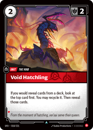 SFD-018/221 | Void Hatchling | Uncommon