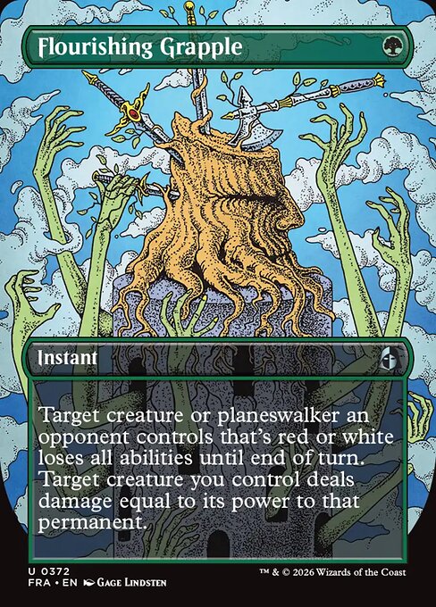 FRA-372 Flourishing Grapple (Borderless) | Uncommon (EN)