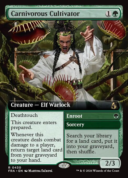 FRA-430 Carnivorous Cultivator // Enroot (Extended Art) | Rare (EN)
