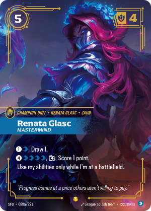 SFD-088a/221 | Renata Glasc, Mastermind | Showcase