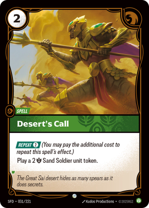 SFD-031/221 | Desert's Call | Common