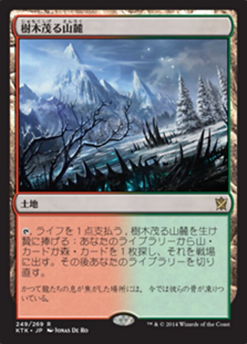 KTK-249 樹木茂る山麓 Wooded Foothills | Rare (JP)