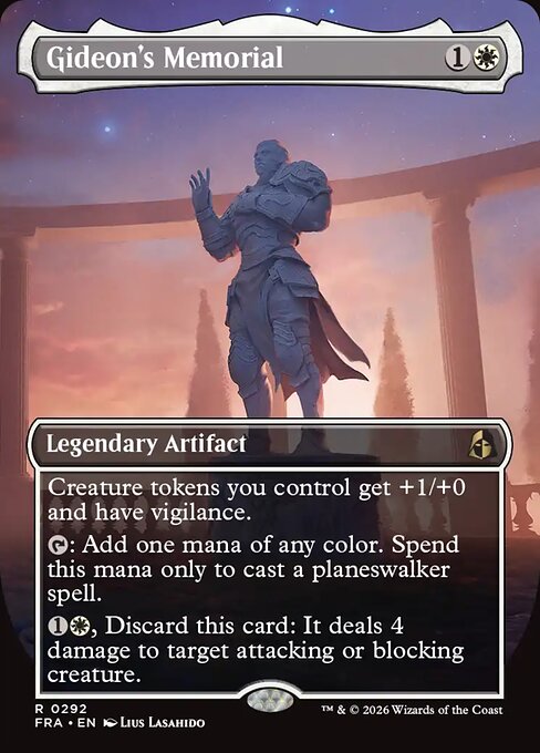 FRA-292 Gideon's Memorial (Borderless) | Rare (EN)