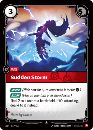 SFD-017/221 | Sudden Storm | Uncommon