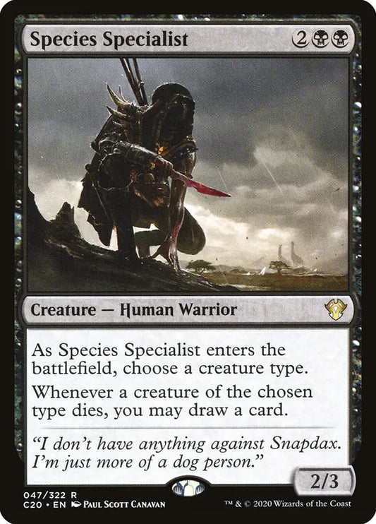 C20-047 Species Specialist | Rare (EN)