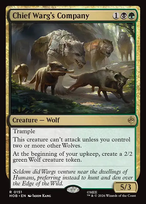 HOB-151 Chief Warg's Company | Rare (EN)