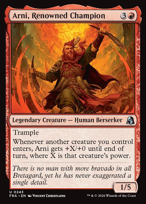 FRA-243 Arni, Renowned Champion | Uncommon (EN)