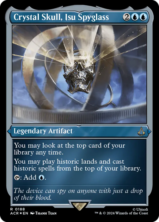 ACR-188 Crystal Skull, Isu Spyglass (Etched) | Rare (EN)