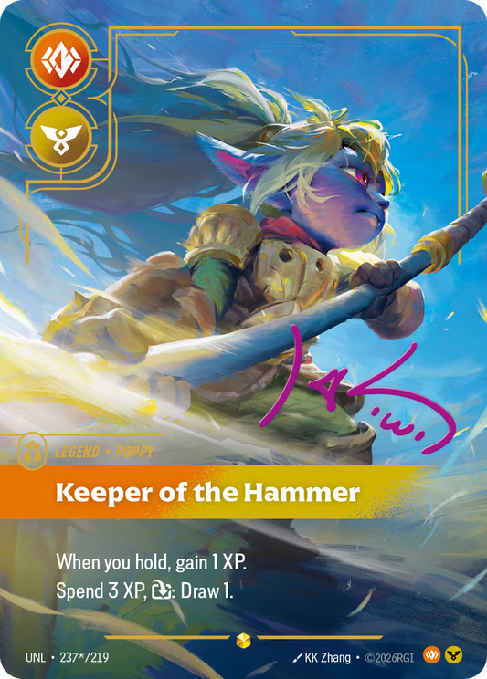 UNL-237*/219 Poppy - Keeper of the Hammer (Signature) | Showcase