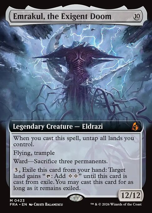 FRA-423 Emrakul, the Exigent Doom (Extended Art) | Mythic (EN)