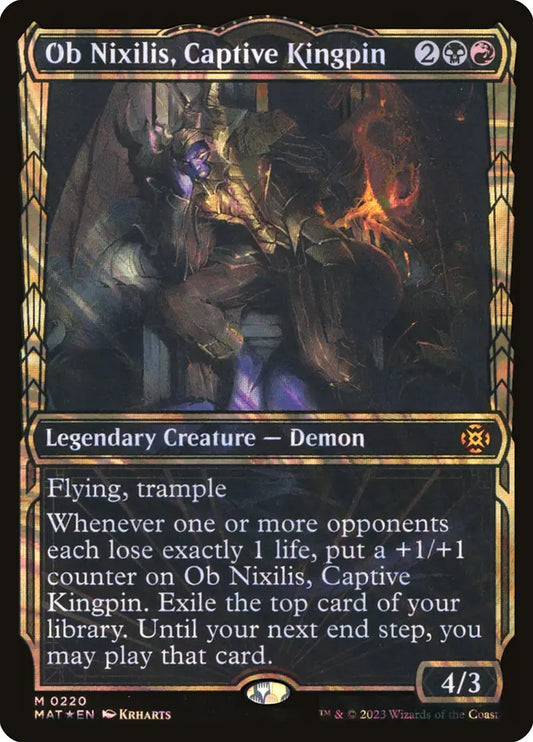 MAT-220 Ob Nixilis, Captive Kingpin (Halo Foil) | Mythic (EN)