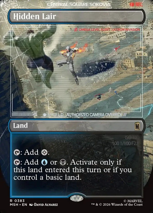 MSH-383 Hidden Lair (Borderless) | Rare (EN)