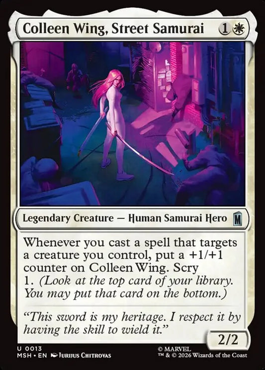 MSH-013 Colleen Wing, Street Samurai | Uncommon (EN)
