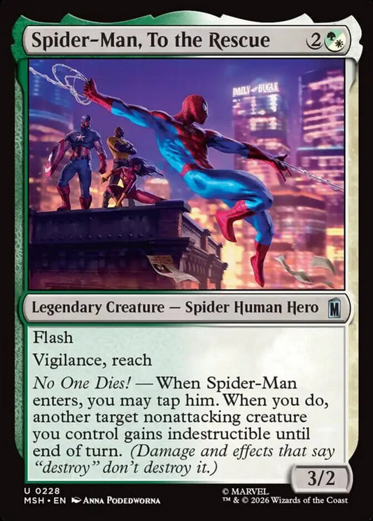 MSH-228 Spider-Man, To the Rescue | Uncommon (EN)