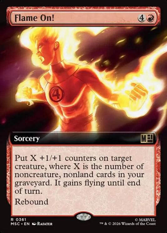 MSC-361 Flame On! (Extended Arts) | Rare (EN)